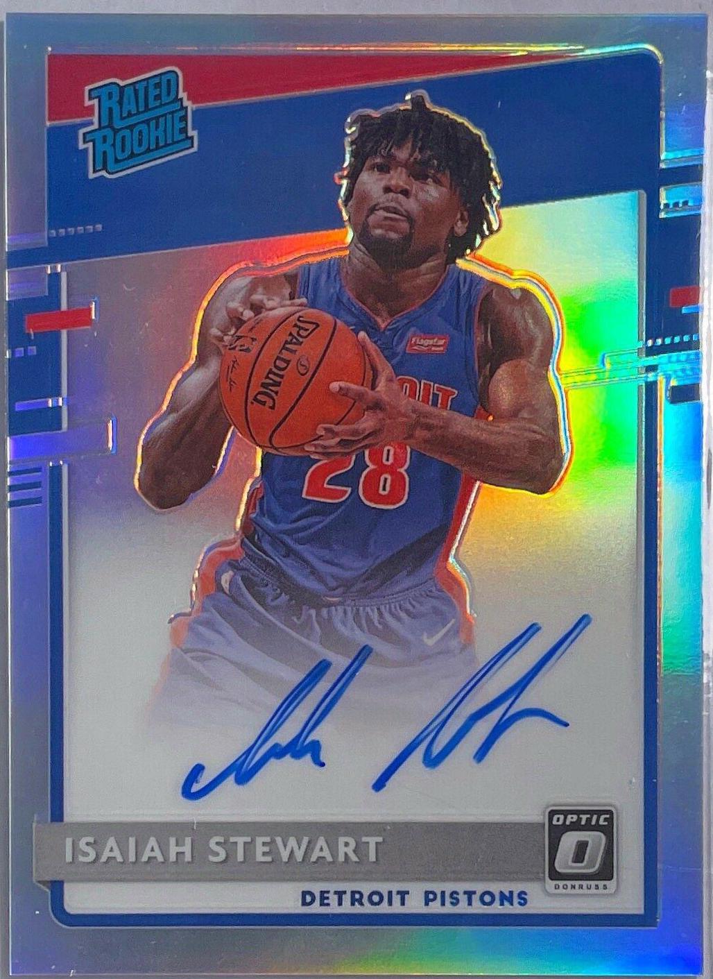 Isaiah Stewart [Autograph Holo] #166
