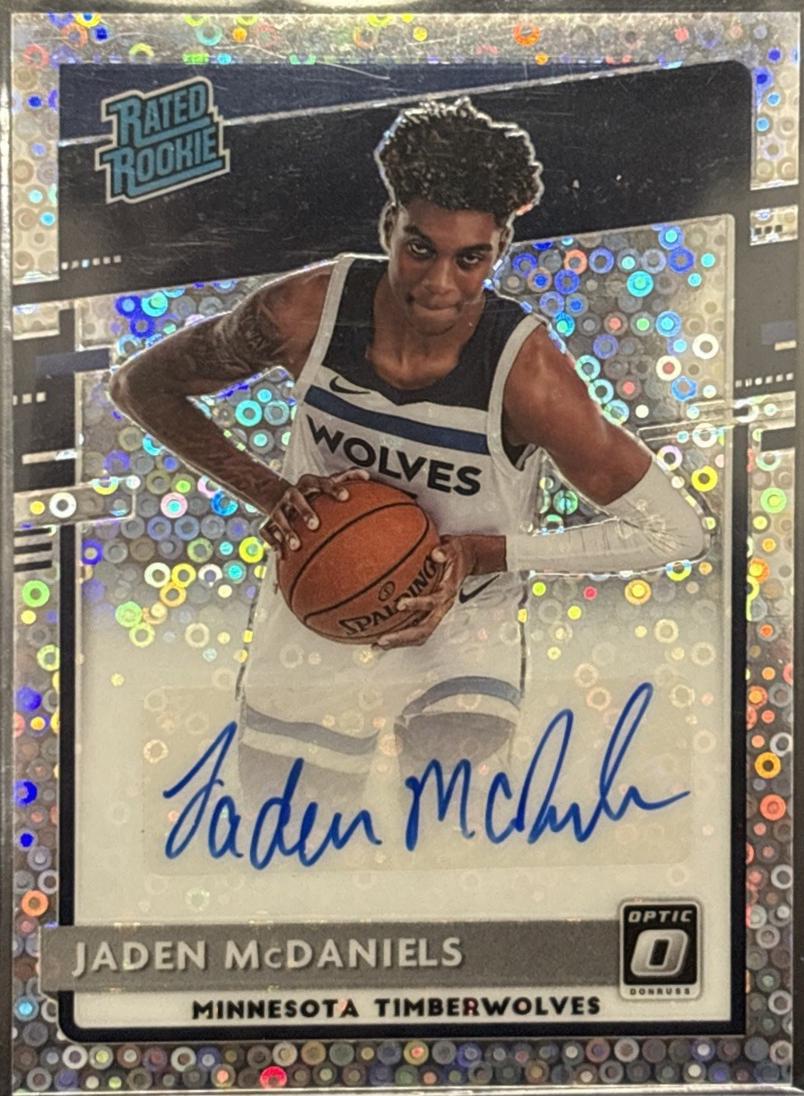 Jaden McDaniels [Autograph Fast Break] #178