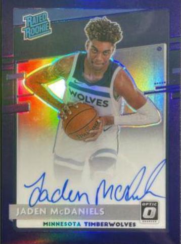 Jaden McDaniels [Autograph Purple] #178