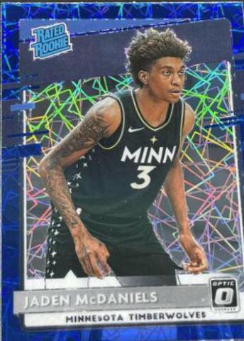 Jaden McDaniels [Blue Velocity] #178