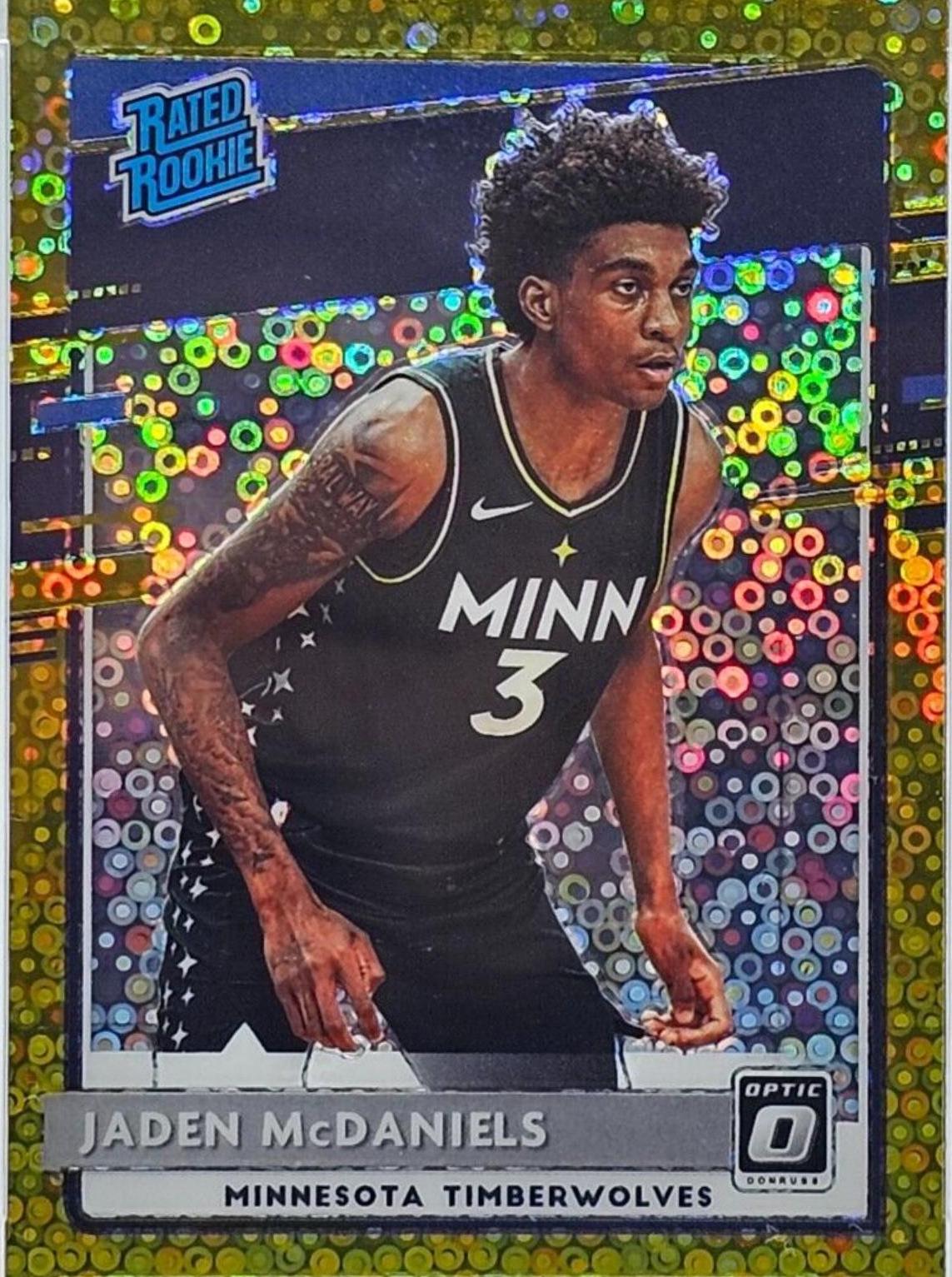 Jaden McDaniels [Fast Break Gold] #178