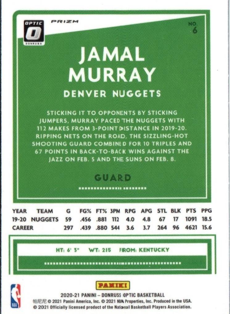 Jamal Murray [Fast Break Holo] #6