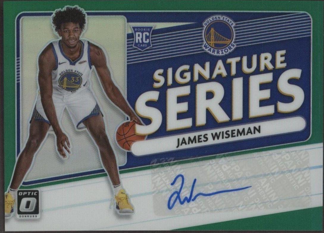 James Wiseman [Autograph Green] #152