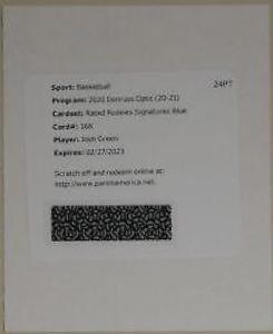 Josh Green [Autograph Blue] #168