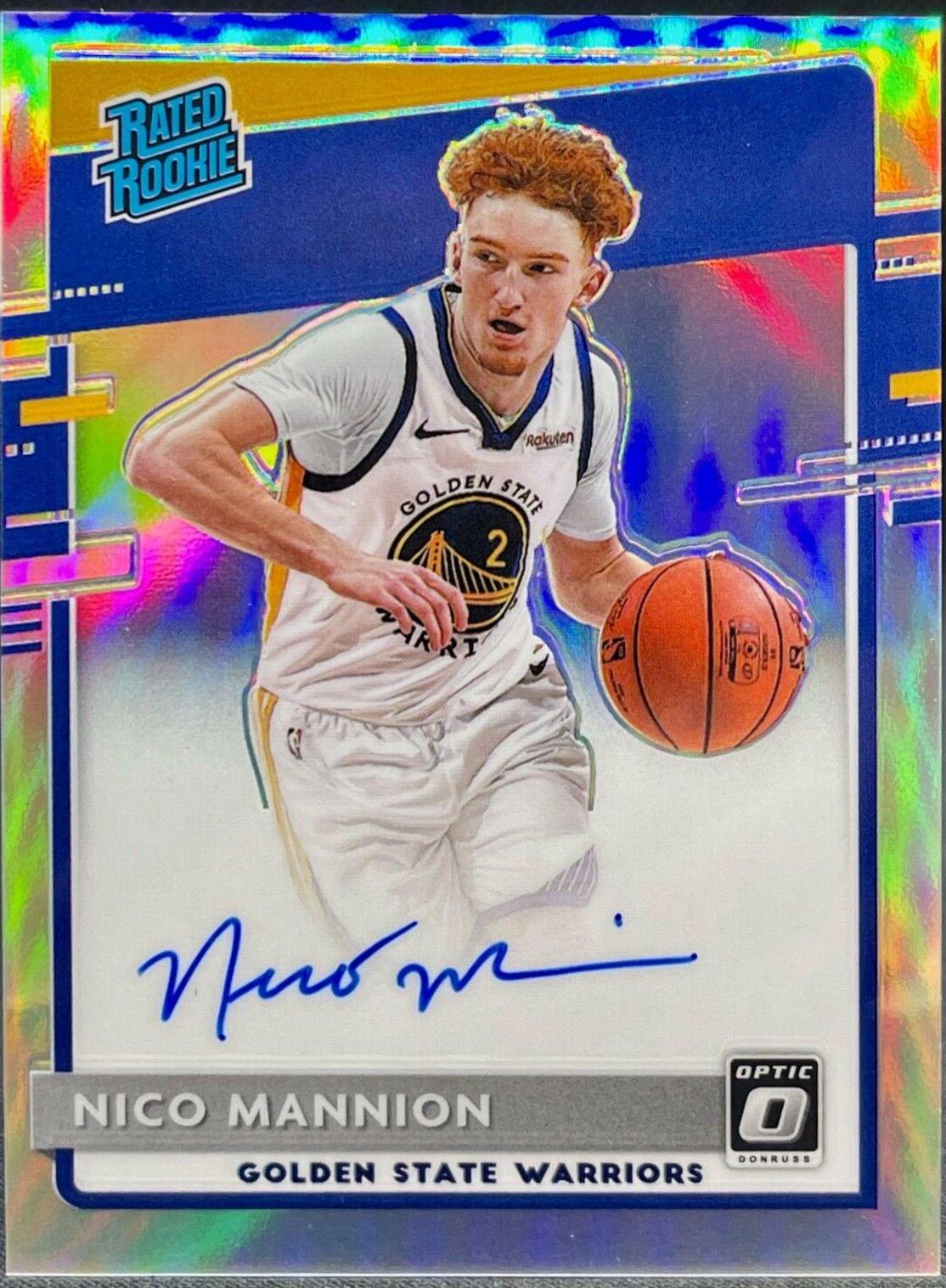 Nico Mannion [Autograph Holo] #190