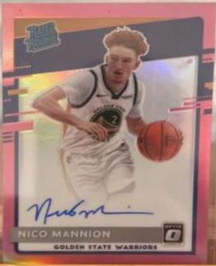 Nico Mannion [Autograph Pink] #190