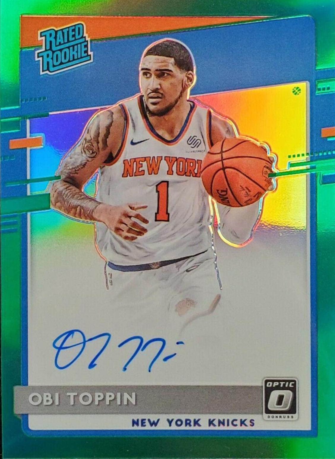 Obi Toppin [Autograph Green] #158