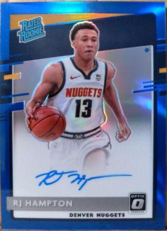 RJ Hampton [Autograph Blue] #174
