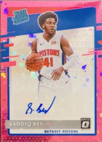 Saddiq Bey [Autograph Fast Break Pink] #169