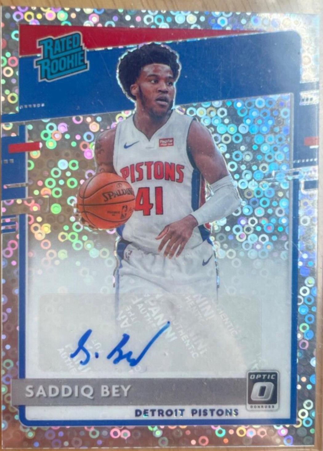 Saddiq Bey [Autograph Fast Break] #169