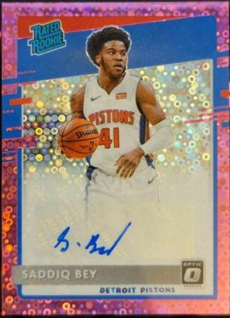 Saddiq Bey [Autograph Pink] #169