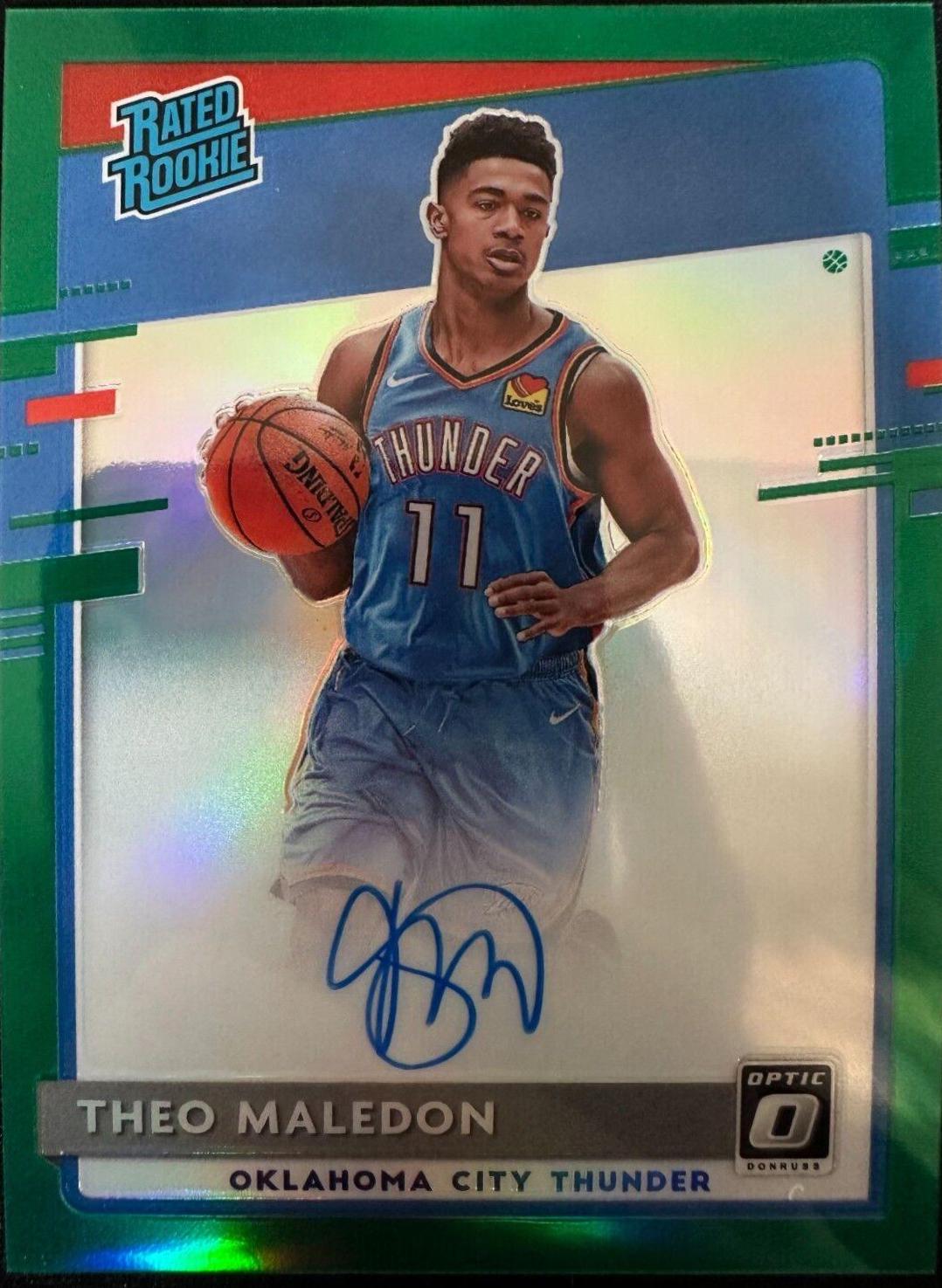 Theo Maledon [Autograph Green] #184