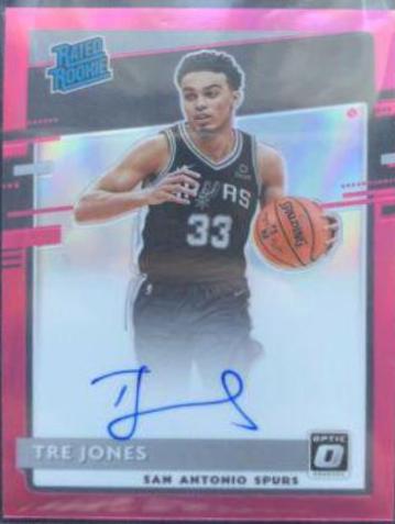 Tre Jones [Autograph Pink] #188