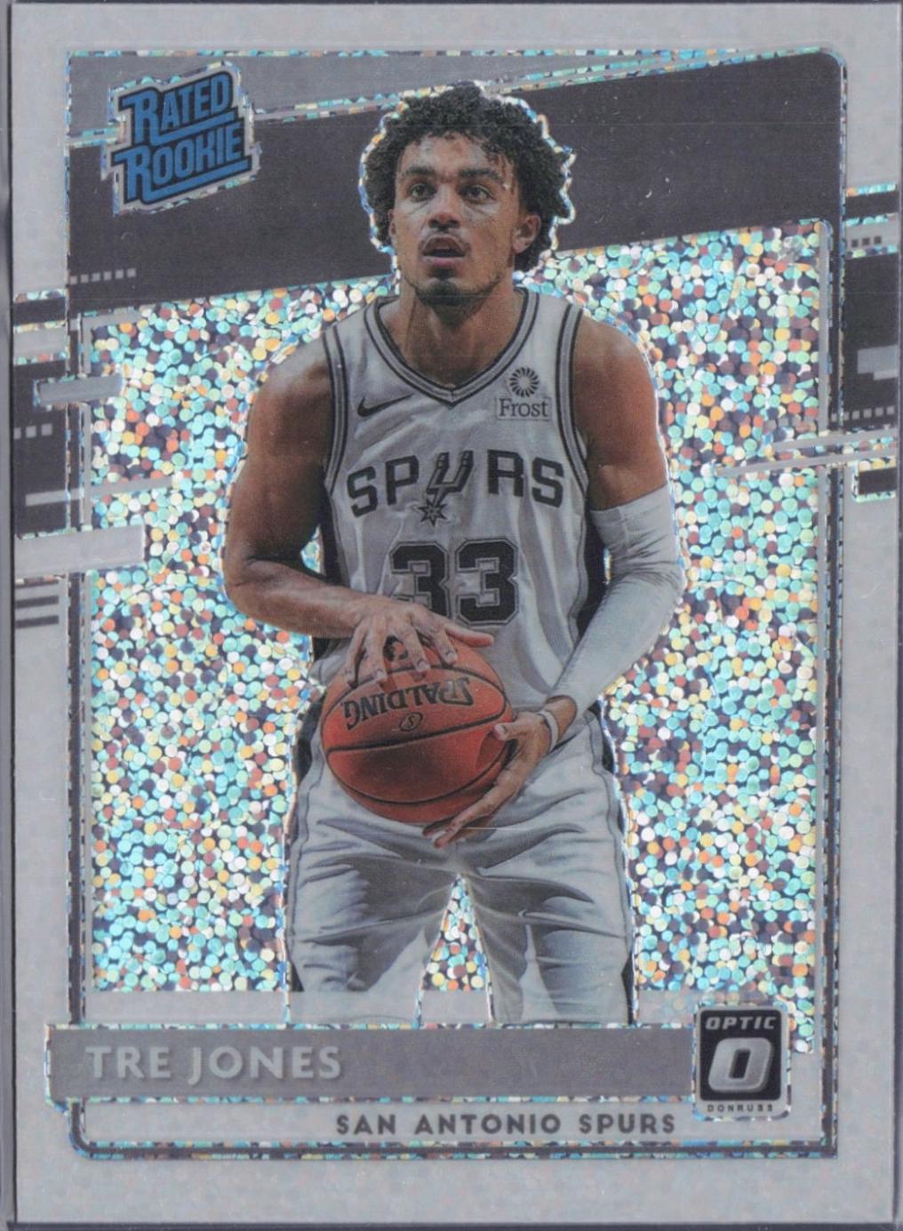 Tre Jones [White Sparkl] #188