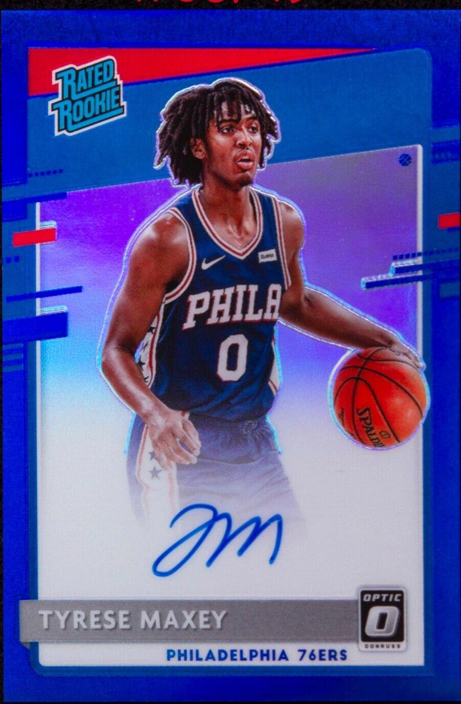 Tyrese Maxey [Autograph Blue] #171