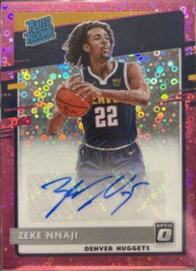 Zeke Nnaji [Autograph Fast Break Pink] #172