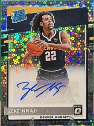 Zeke Nnaji [Autograph Fast Break] #172