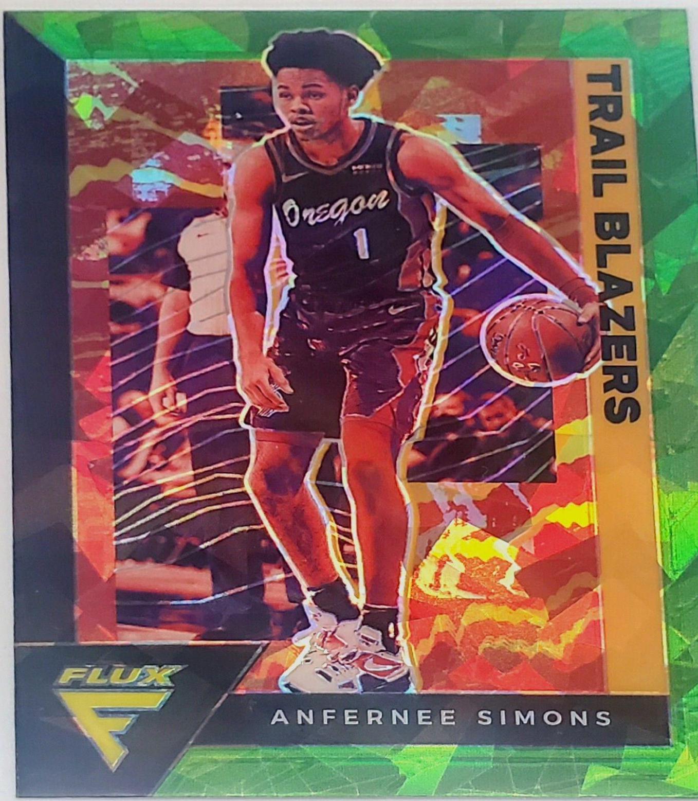 Anfernee Simons [Fanatics Green Cracked Ice] #148