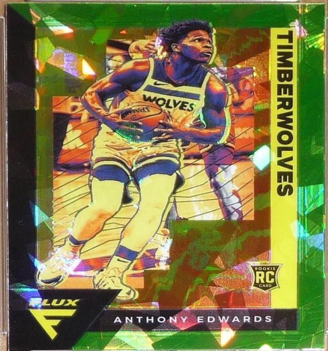 Anthony Edwards [Fanatics Green Cracked Ice] #202