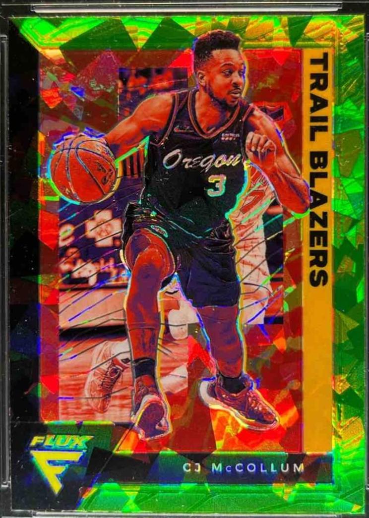 CJ McCollum [Fanatics Green Cracked Ice] #147
