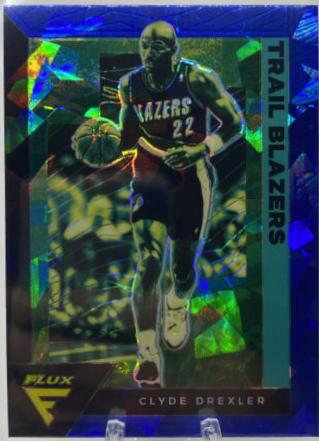 Clyde Drexler [Blue Cracked Ice] #187