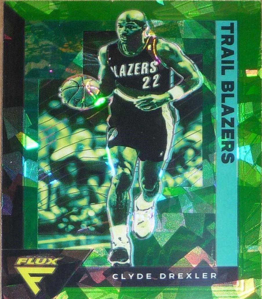 Clyde Drexler [Fanatics Green Cracked Ice] #187