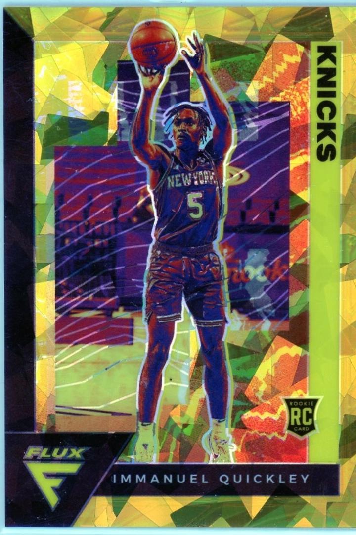 Immanuel Quickley [Gold Cracked Ice] #205