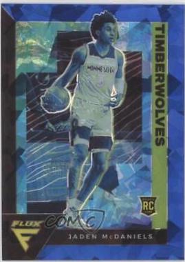 Jaden McDaniels [Blue Cracked Ice] #232