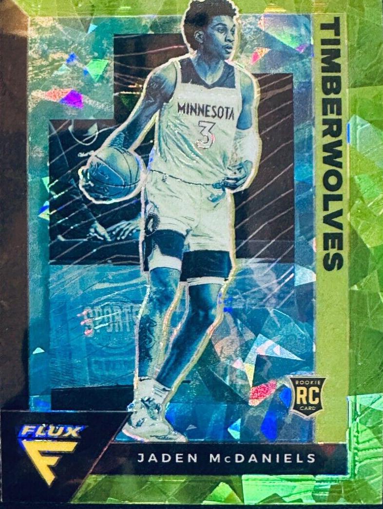Jaden McDaniels [Fanatics Green Cracked Ice] #232