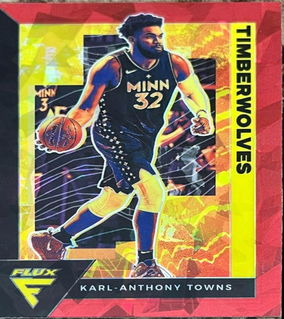 Karl Anthony Towns [Red Cracked Ice] #103
