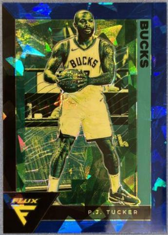 P. J. Tucker [Blue Cracked Ice] #100