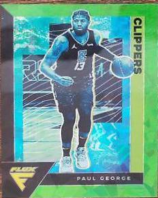 Paul George [Fanatics Green Cracked Ice] #74