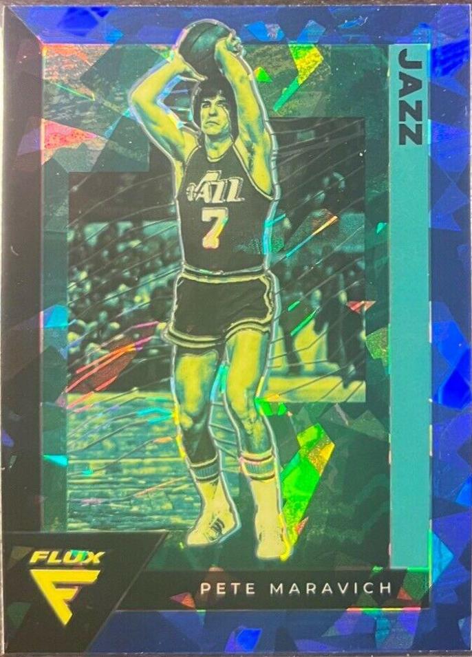 Pete Maravich [Blue Cracked Ice] #200
