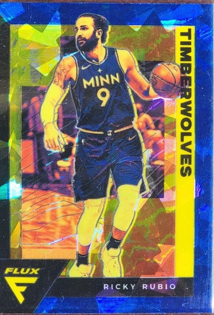 Ricky Rubio [Blue Cracked Ice] #106