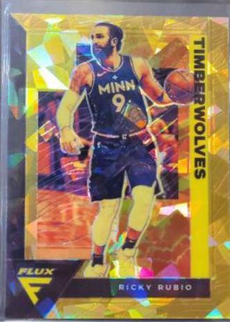 Ricky Rubio [Gold Cracked Ice] #106