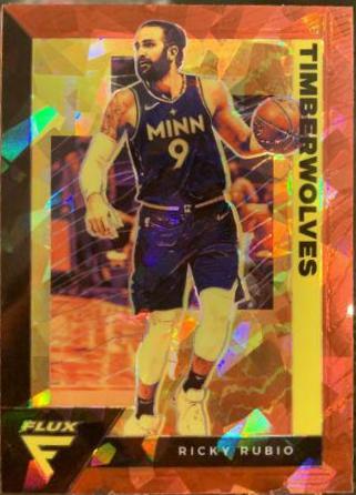 Ricky Rubio [Red Cracked Ice] #106
