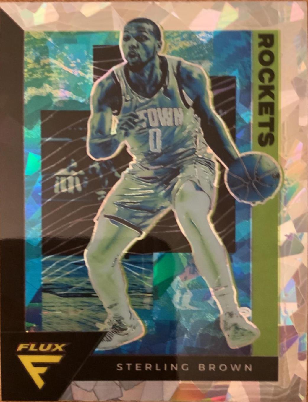Sterling Brown [Blue Cracked Ice] #66