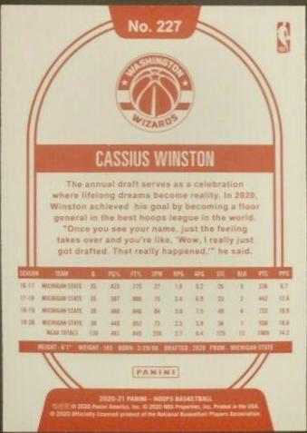 Cassius Winston [Red] #227
