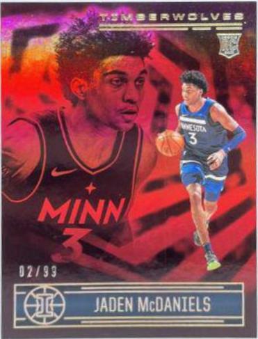 Jaden McDaniels [Red] #173