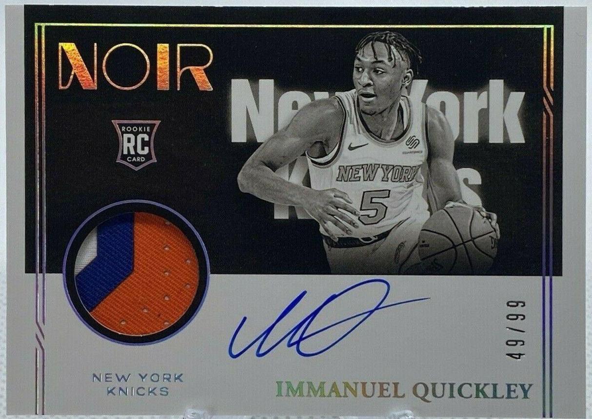 Immanuel Quickley [Patch Autograph] #324