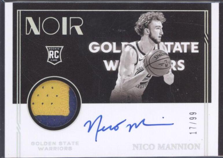 Nico Mannion [Patch Autograph] #338