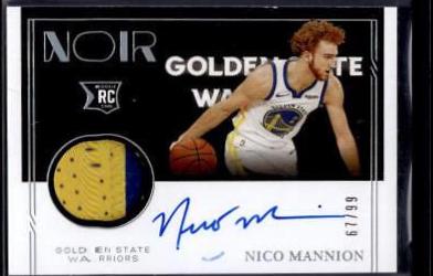 Nico Mannion [Patch Autograph] #378