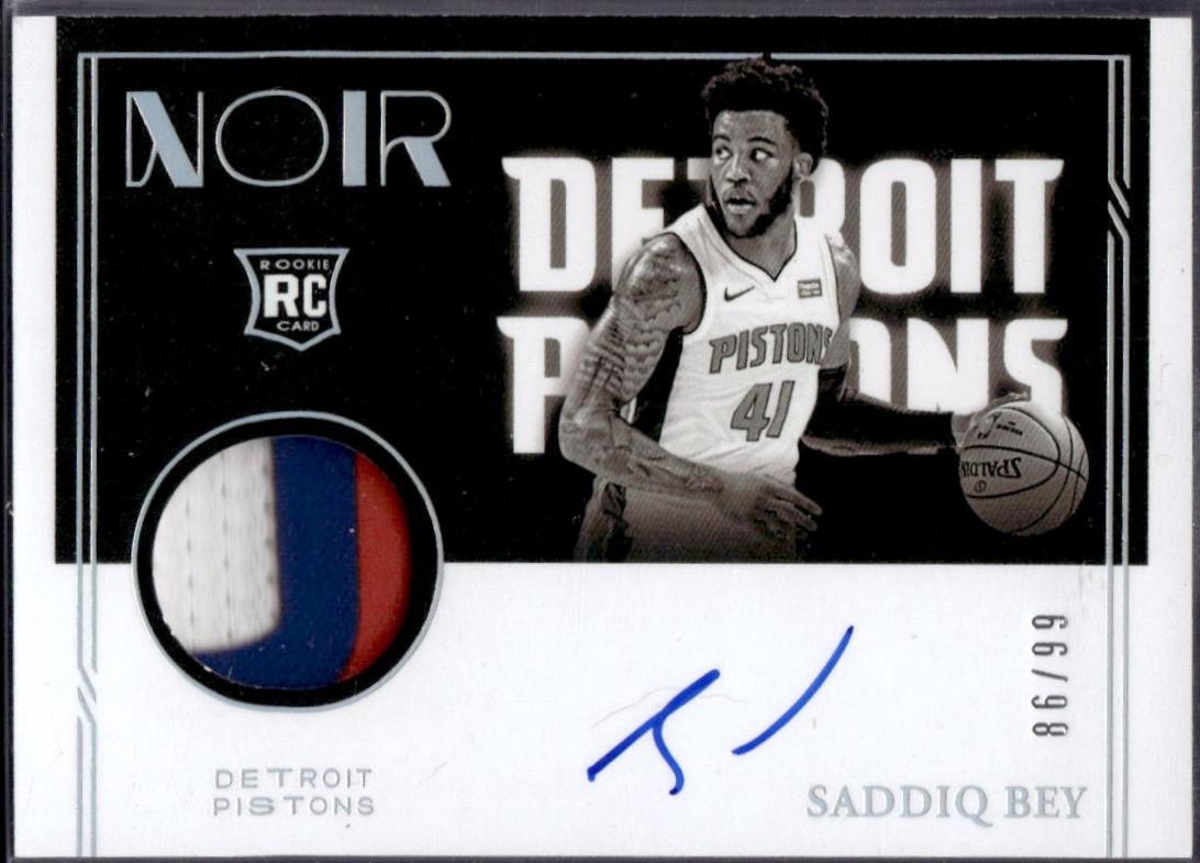 Saddiq Bey [Patch Autograph] #334
