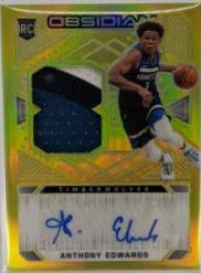 Anthony Edwards [Jersey Autograph Yellow Flood] #235