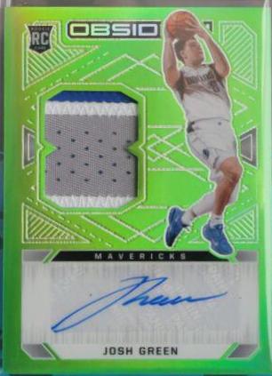 Josh Green [Jersey Autograph Green Flood] #215