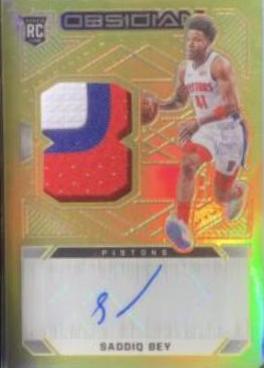 Saddiq Bey [Jersey Autograph Yellow] #233