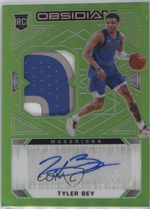 Tyler Bey [Jersey Autograph Green Flood] #206