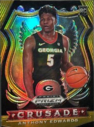 Anthony Edwards [Gold Prizm] #81
