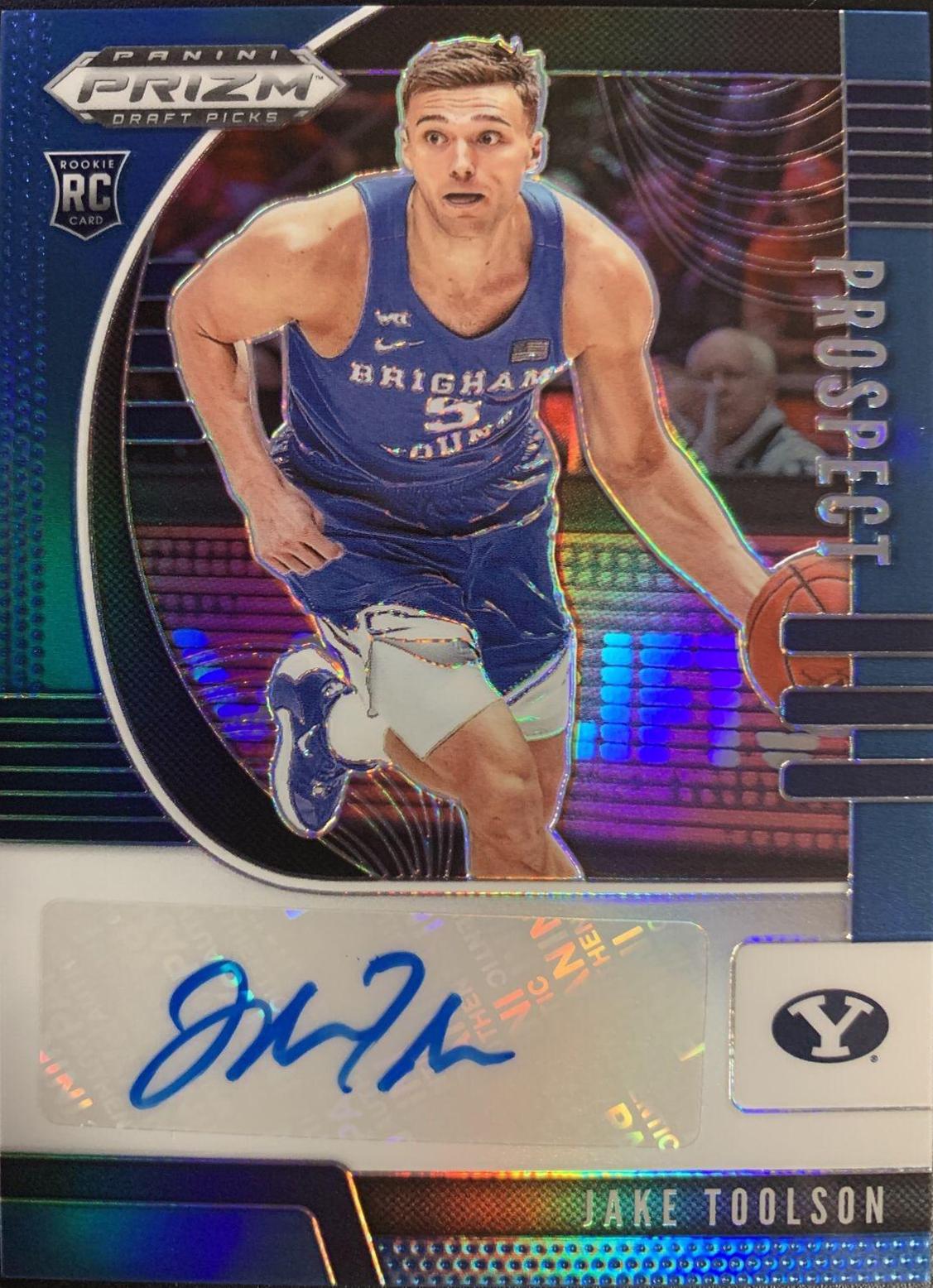 Jake Toolson [Blue Prizm] #PA-JT