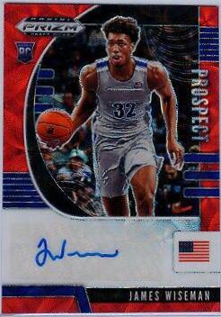 James Wiseman [Choice Red] #PA-JW